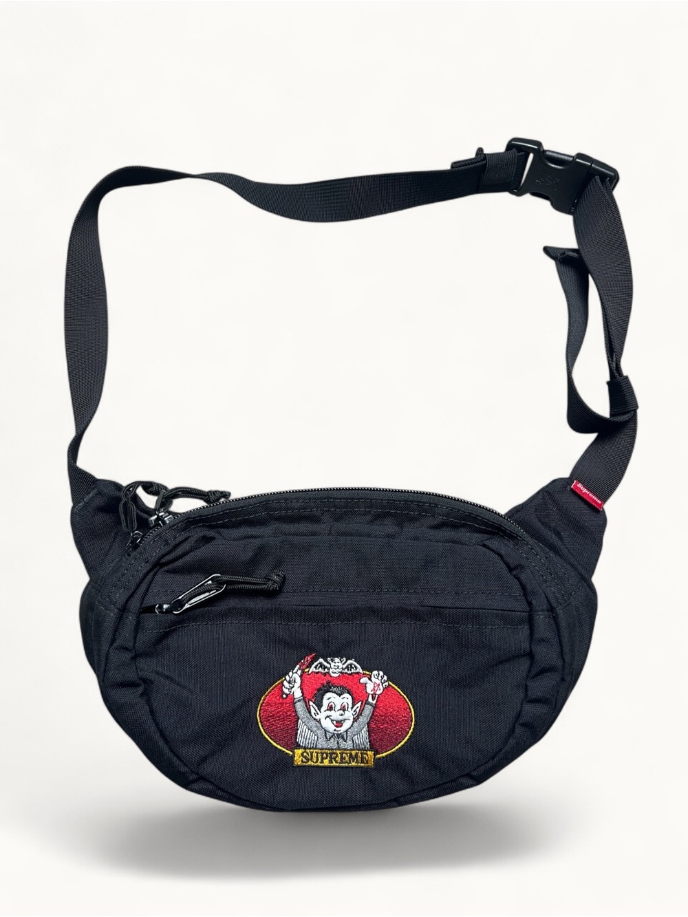 Supreme Vampire Boy Black Waist Bag Fanny Pack Belt Bag SS21 Streetwear Hype